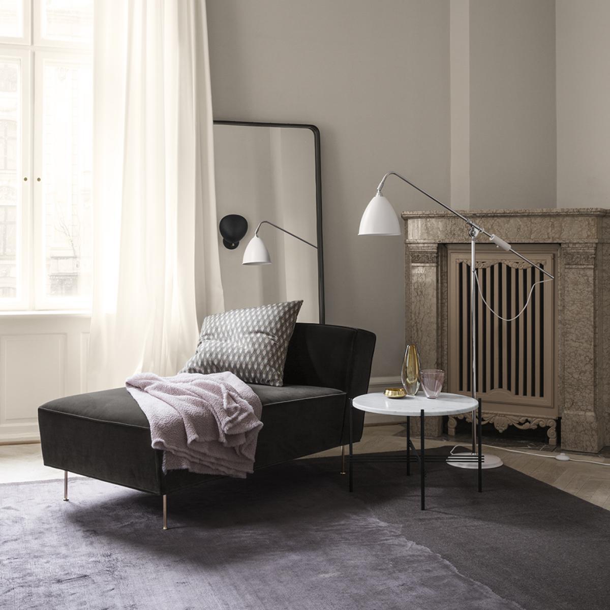 Medium Bestlite BL4 Floor Lamp in Black Brass & White – image 10