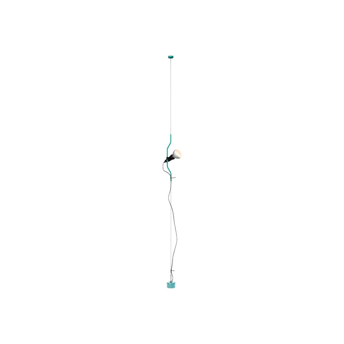 Parentesi Floor Lamp in Turquoise