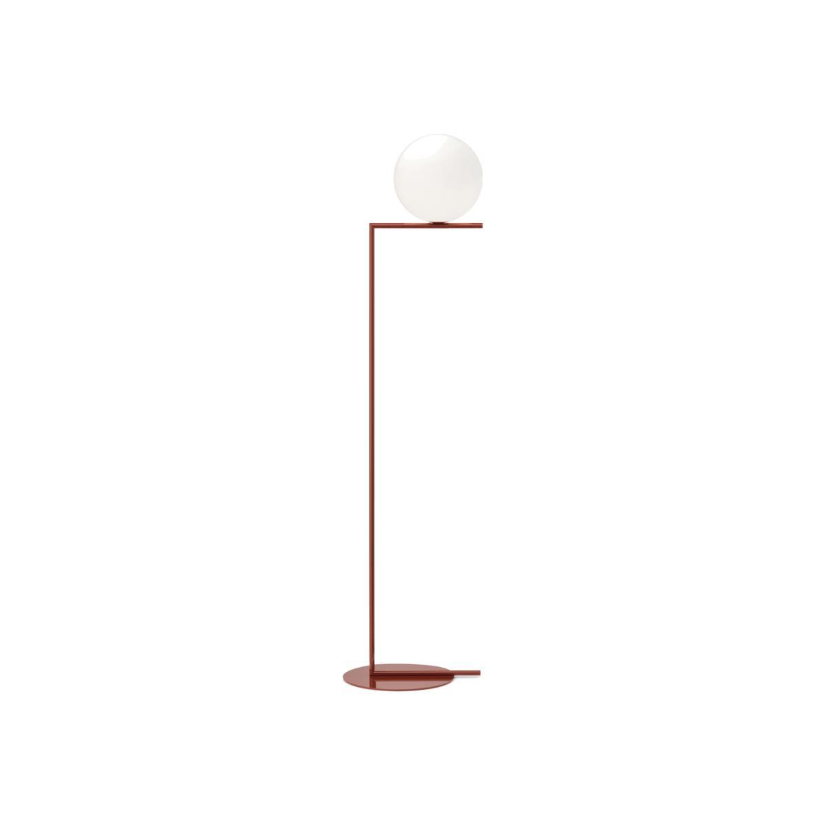 IC F2 Floor Lamp Glossy Red Burgundy