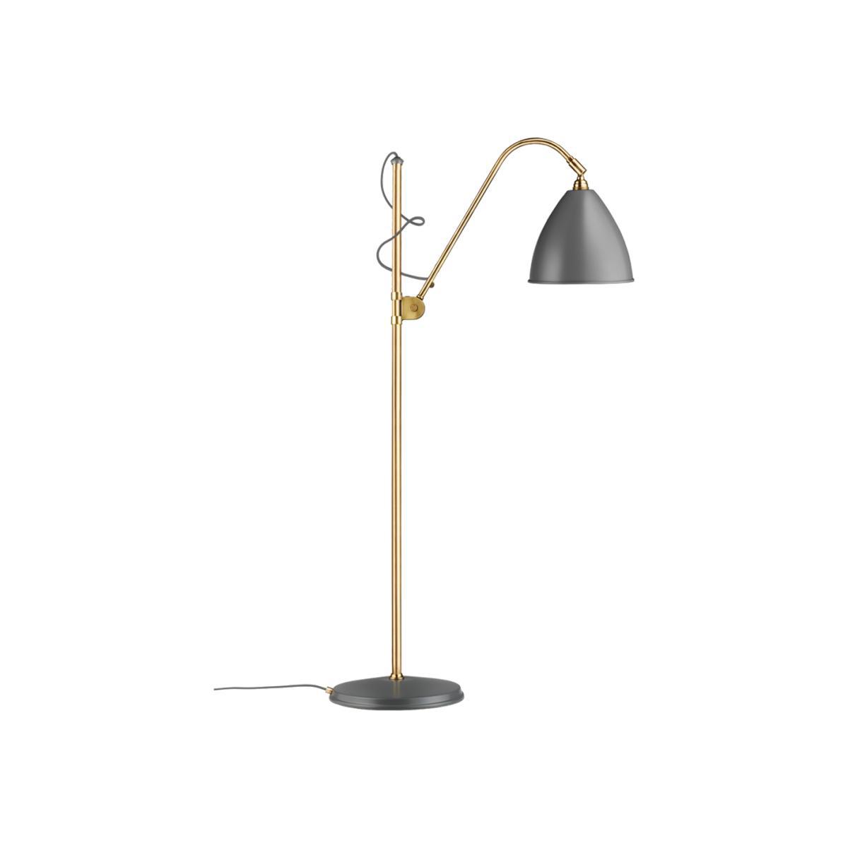 Medium Bestlite BL3 Floor Lamp in Brass & Grey