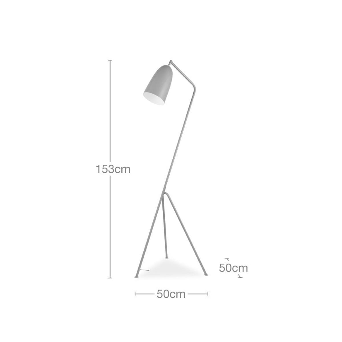 Grasshopper Floor Lamp, Cool Grey – image 7