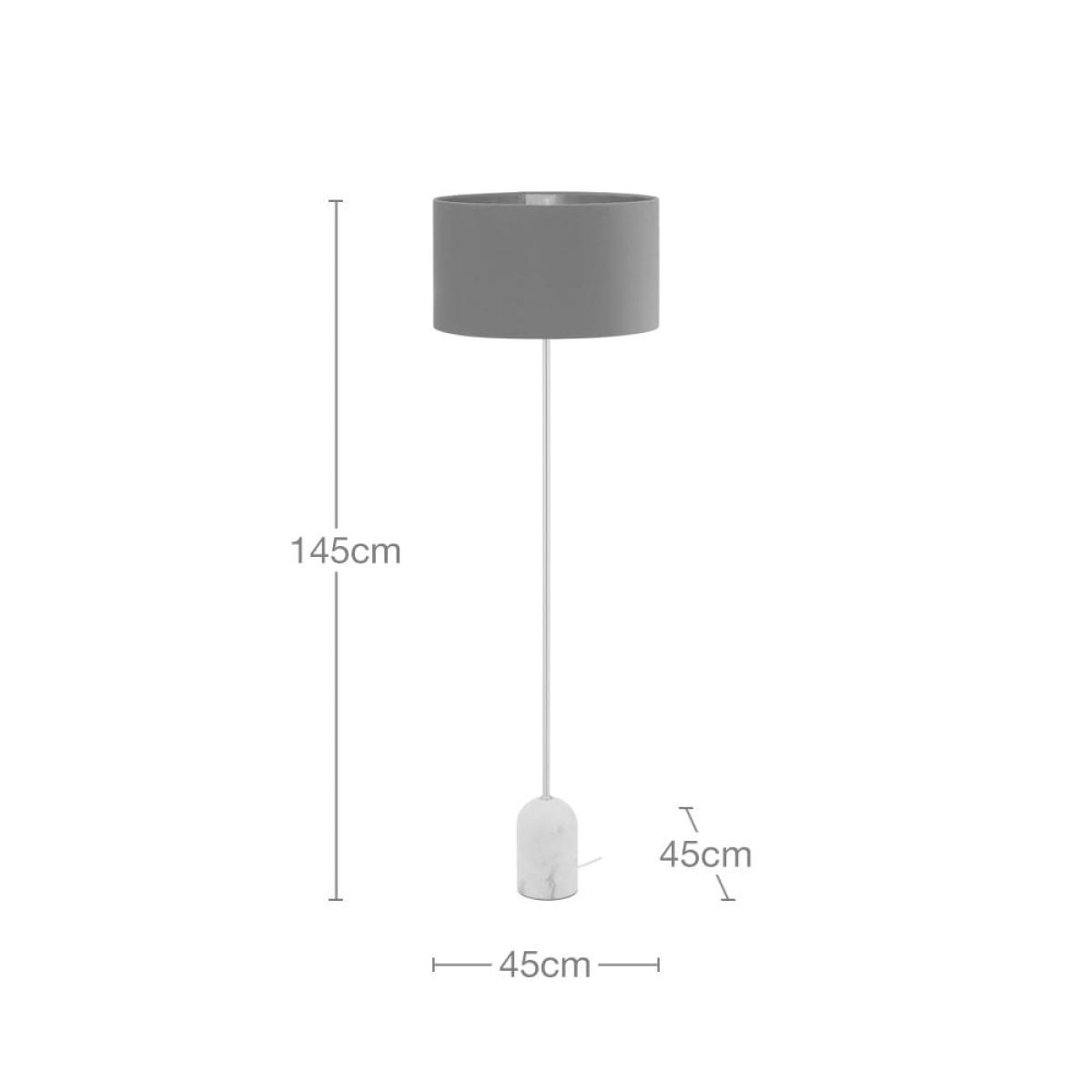 Ara Floor Lamp, Moss Green Colour: Grey – image 6