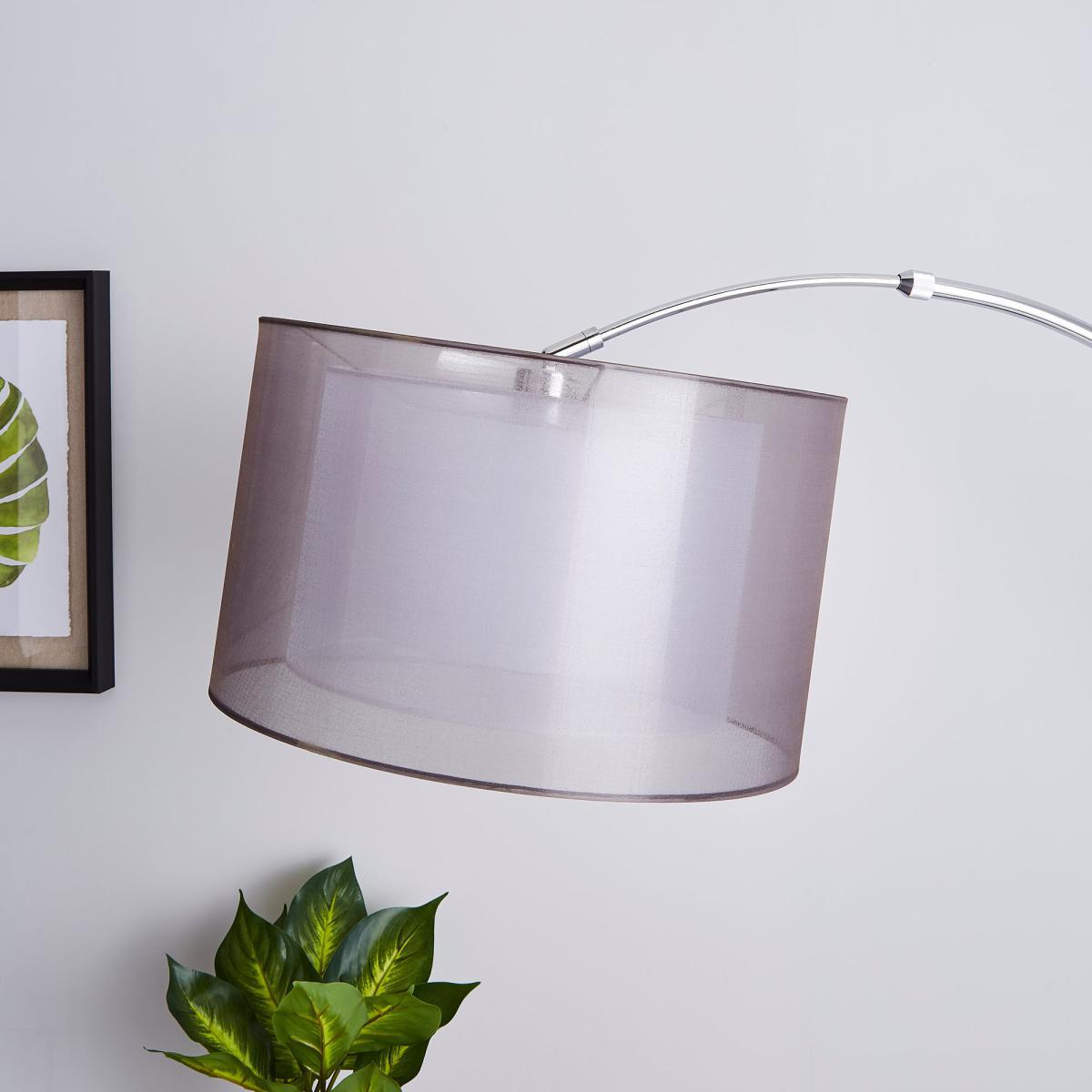 Echo Organza Arc Floor Lamp Grey Grey – image 3