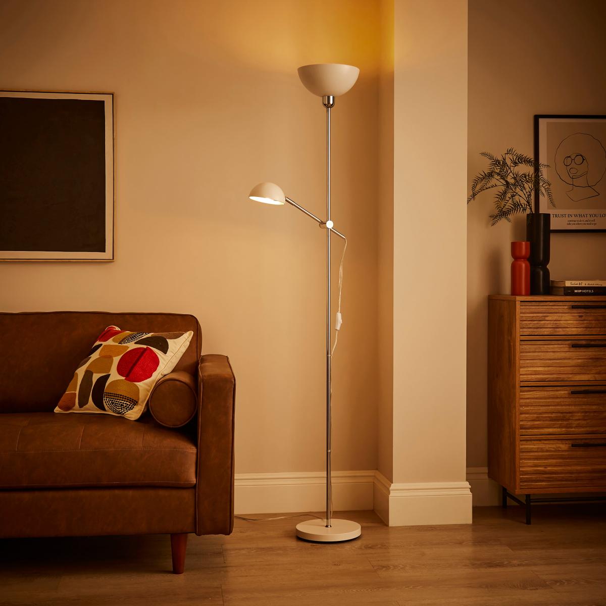 Axelle Metal Floor Lamp Chrome – image 2
