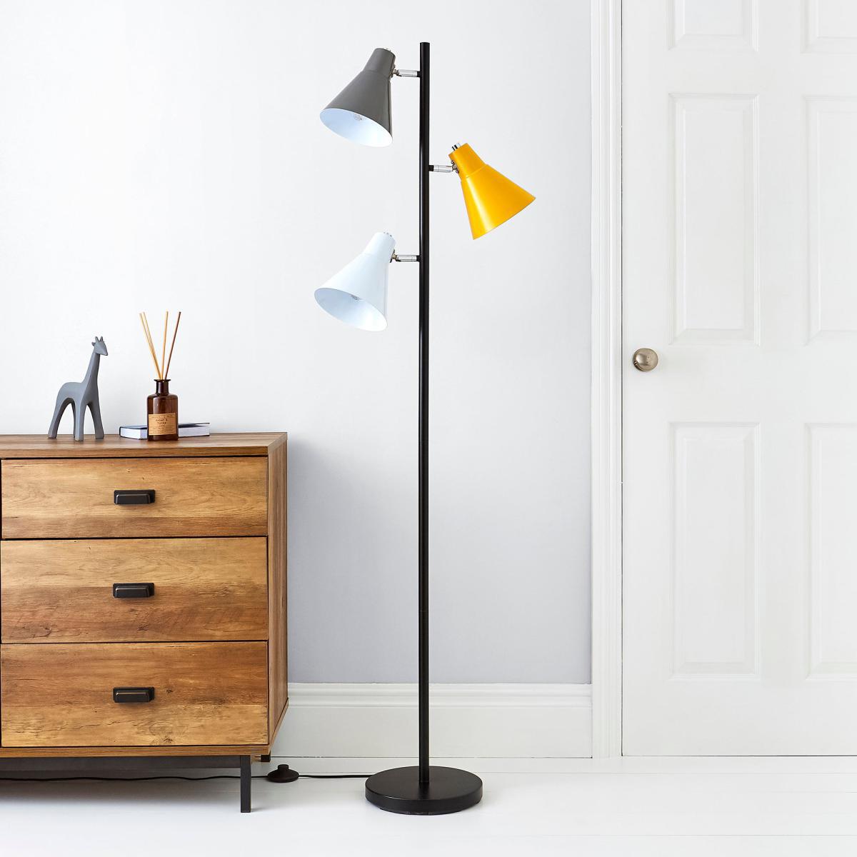 Circus 3 Light Multi Floor Lamp Black – image 2