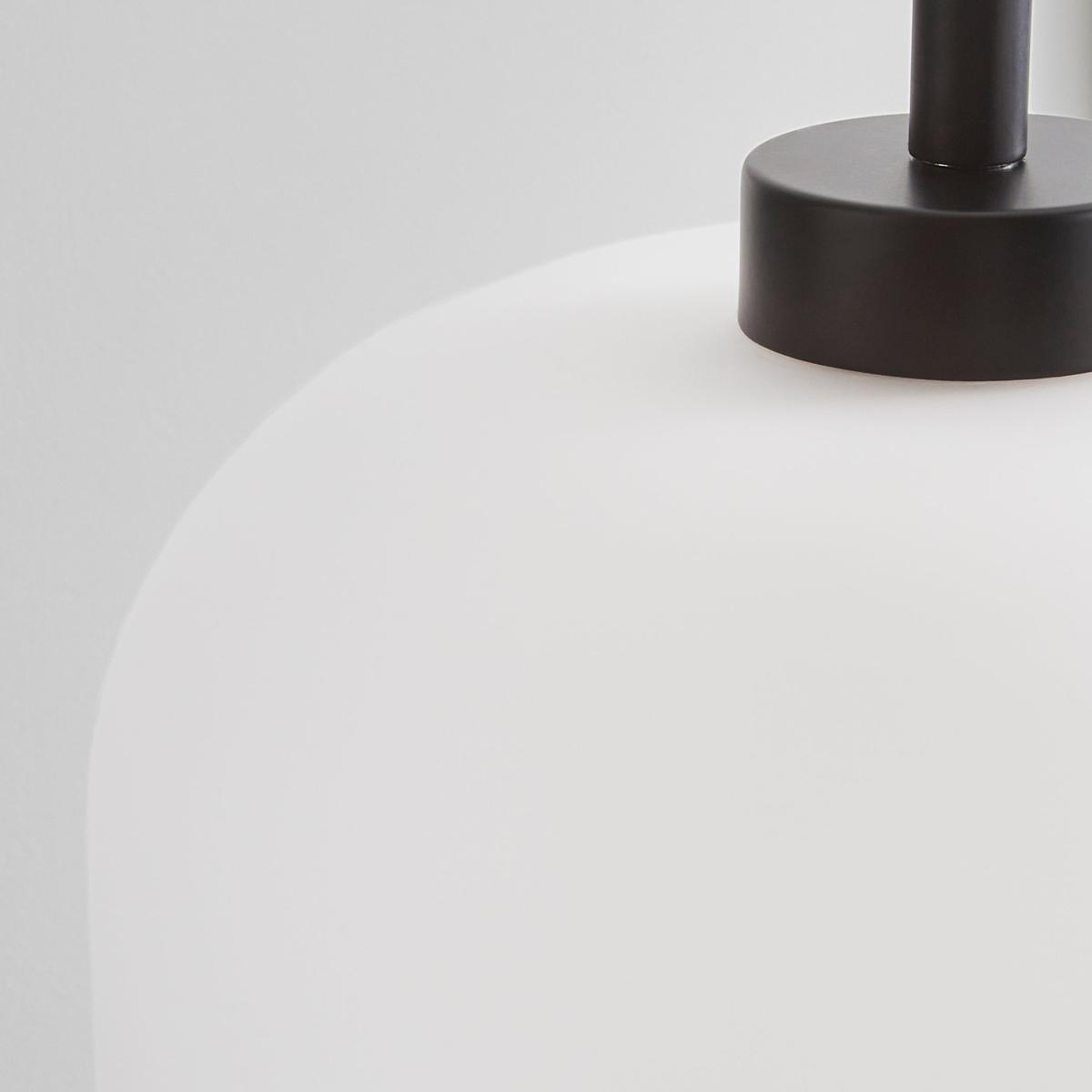 Palazzo Black Frosted Floor Lamp Black – image 4