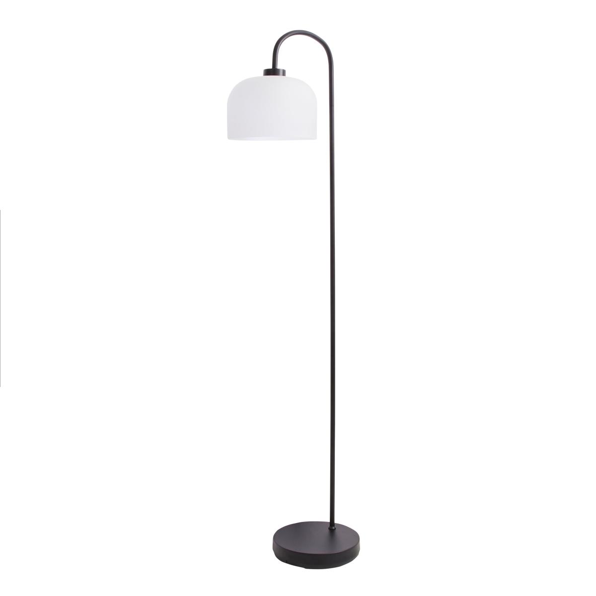 Palazzo Black Frosted Floor Lamp Black – image 5