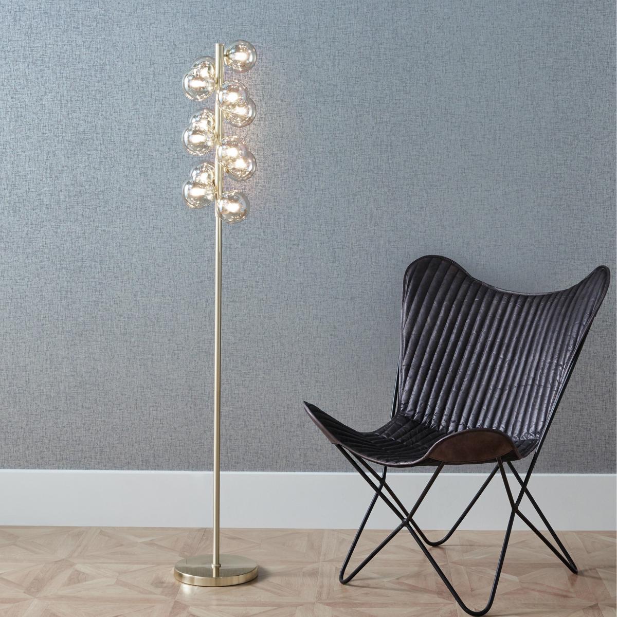 Vecchio Lustre Floor Lamp Gold – image 1