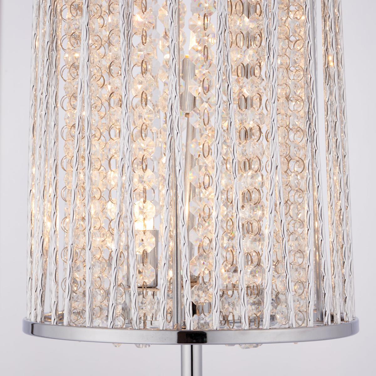 Vogue Florala Floor Lamp Chrome – image 2