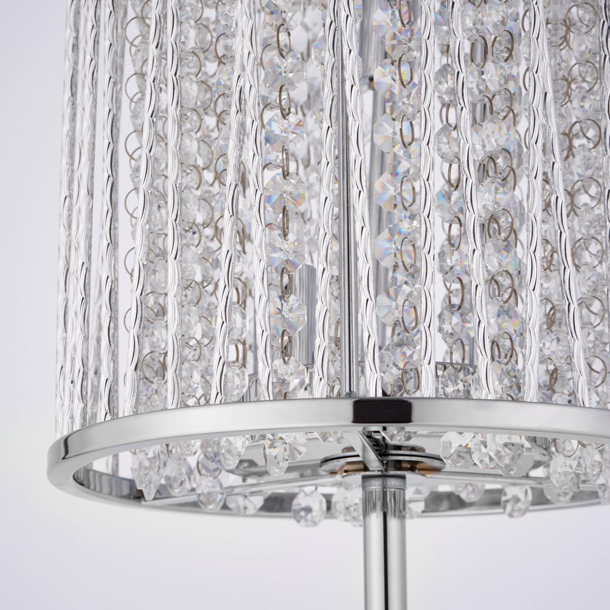 Vogue Florala Floor Lamp Chrome – image 3