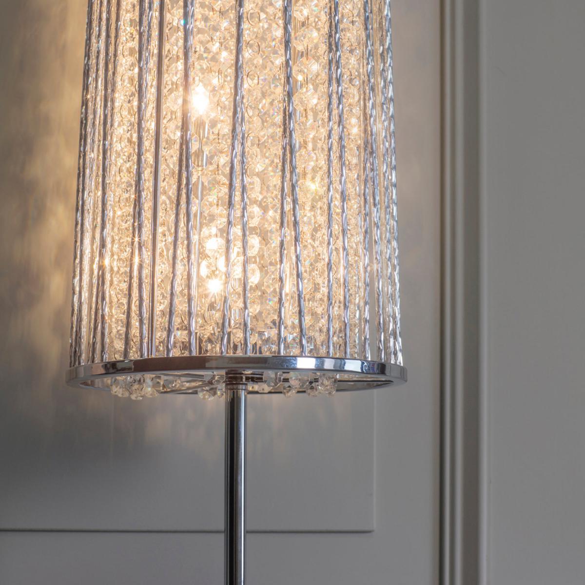 Vogue Florala Floor Lamp Chrome – image 5
