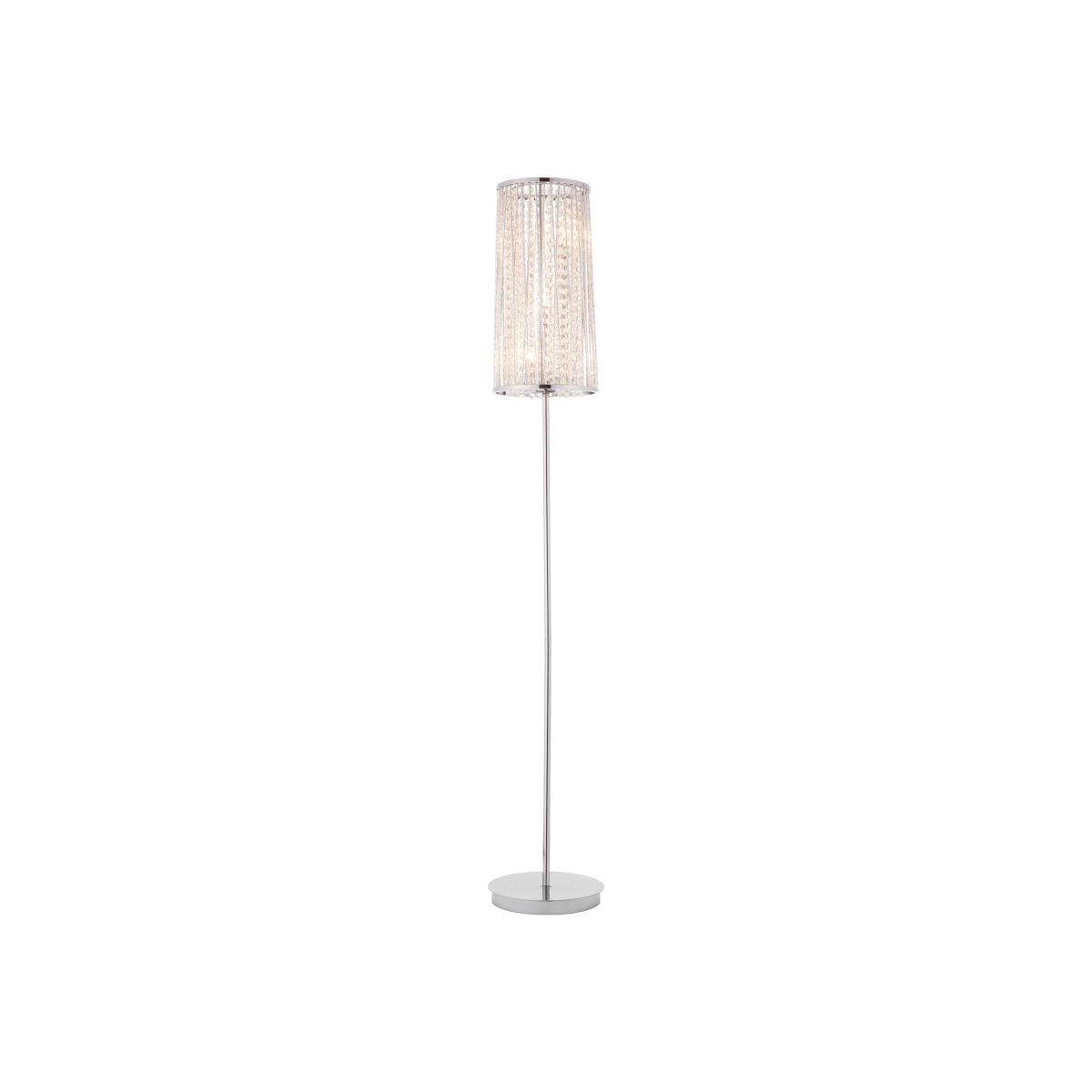 Vogue Florala Floor Lamp Chrome – image 1