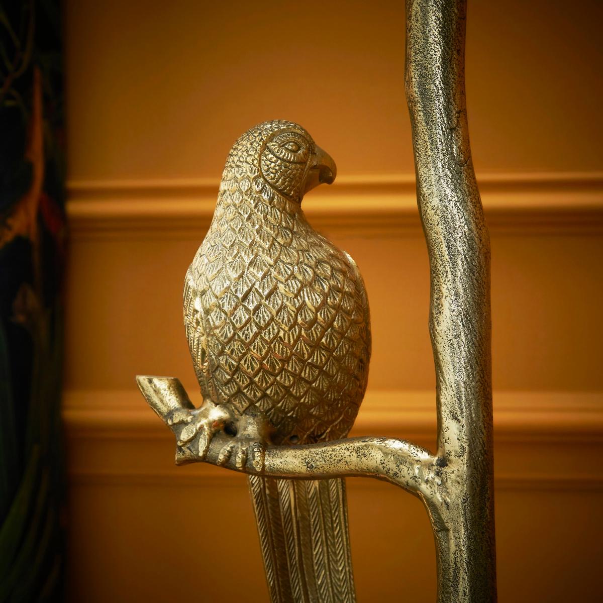 Gold Parrot Tripod Floor Lamp Gold – image 2