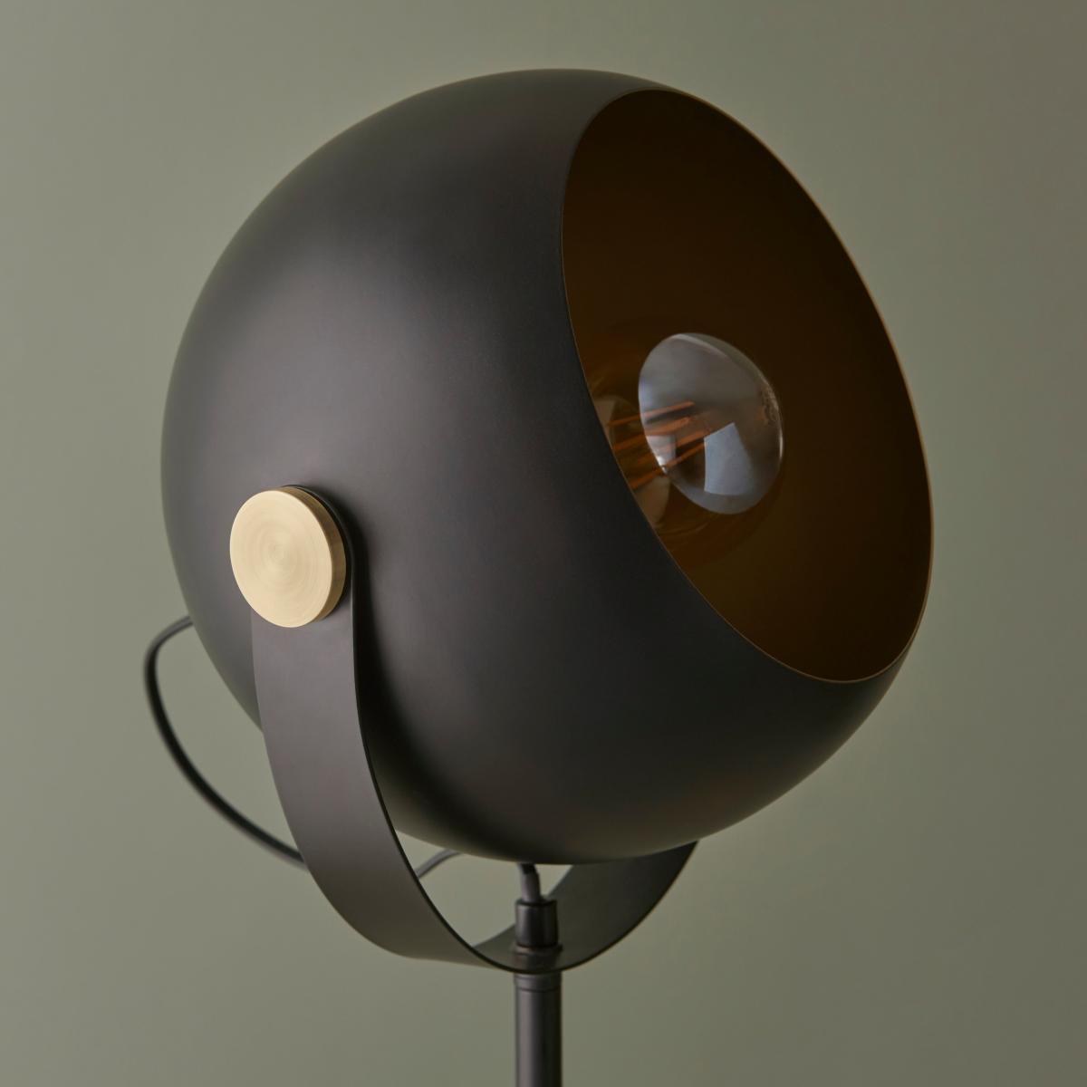 Olympya Industrial Metal Adjustable Floor Lamp Black – image 4