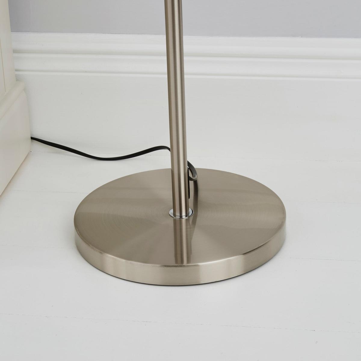 Hemming Adjustable Height Steel Floor Lamp Chrome – image 4