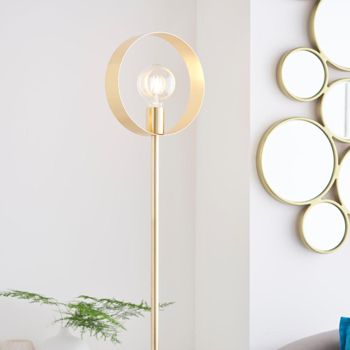 Vogue Circ Floor Lamp Brass – image 3