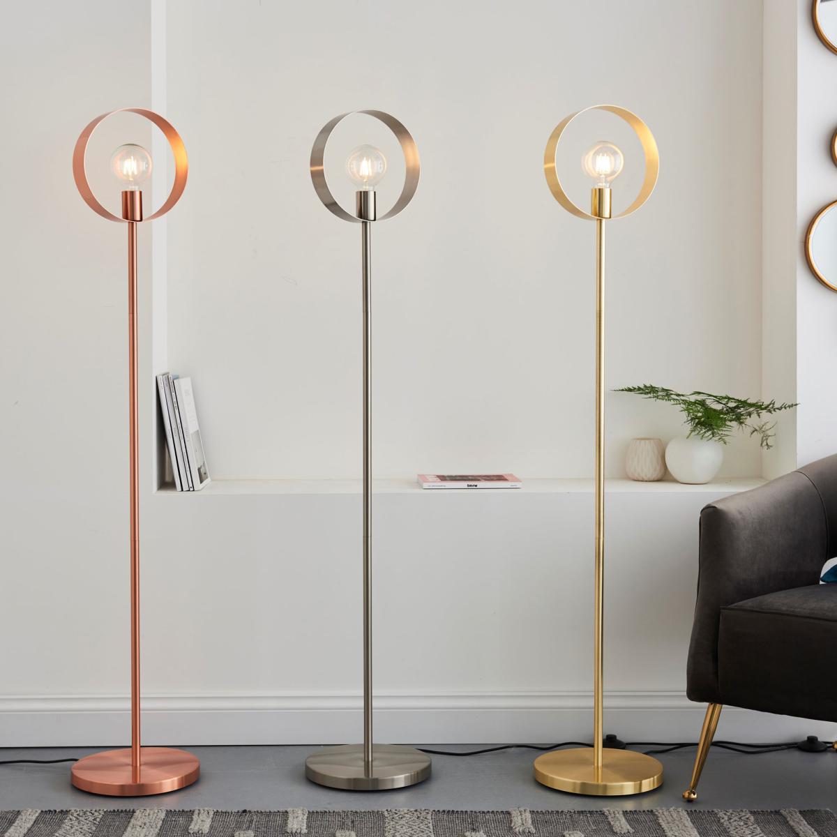 Vogue Circ Floor Lamp Brass – image 6