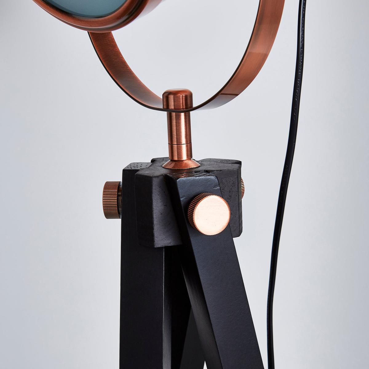 Carlton Copper Floor Lamp Copper and Black – image 4