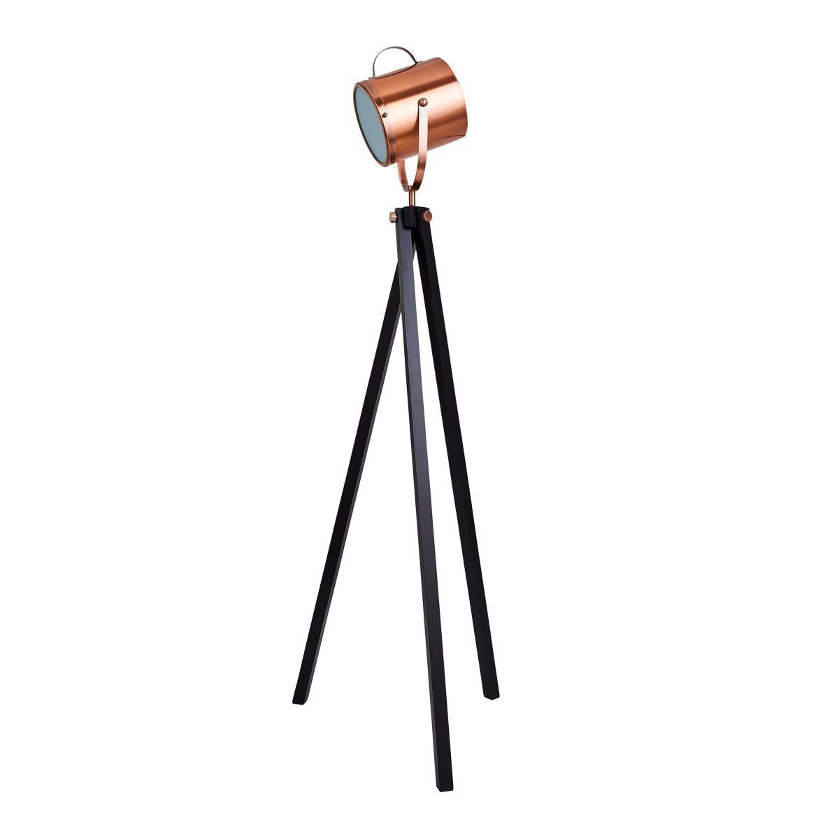 Carlton Copper Floor Lamp Copper and Black – image 5