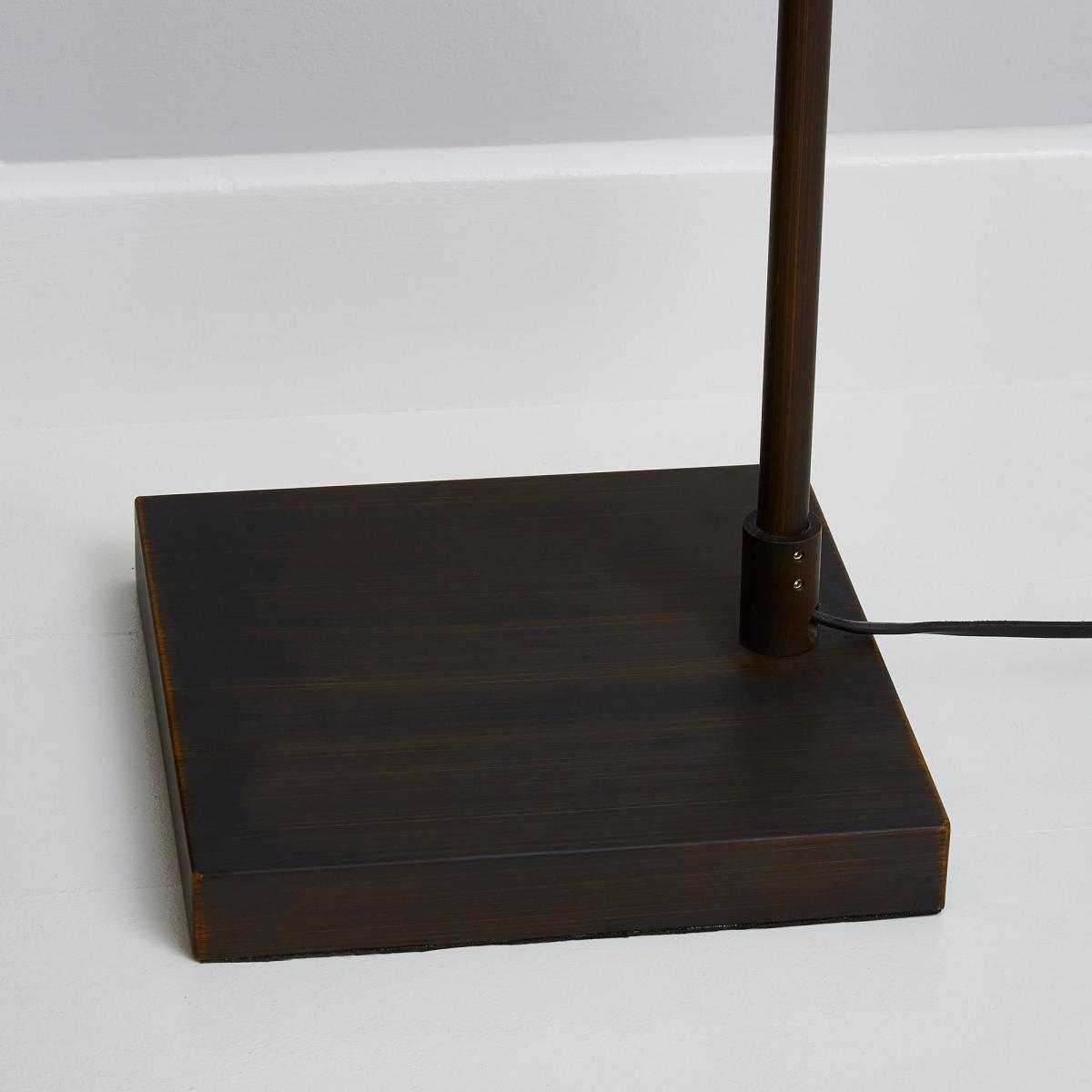 London Bronze Industrial Floor Lamp Brown – image 3