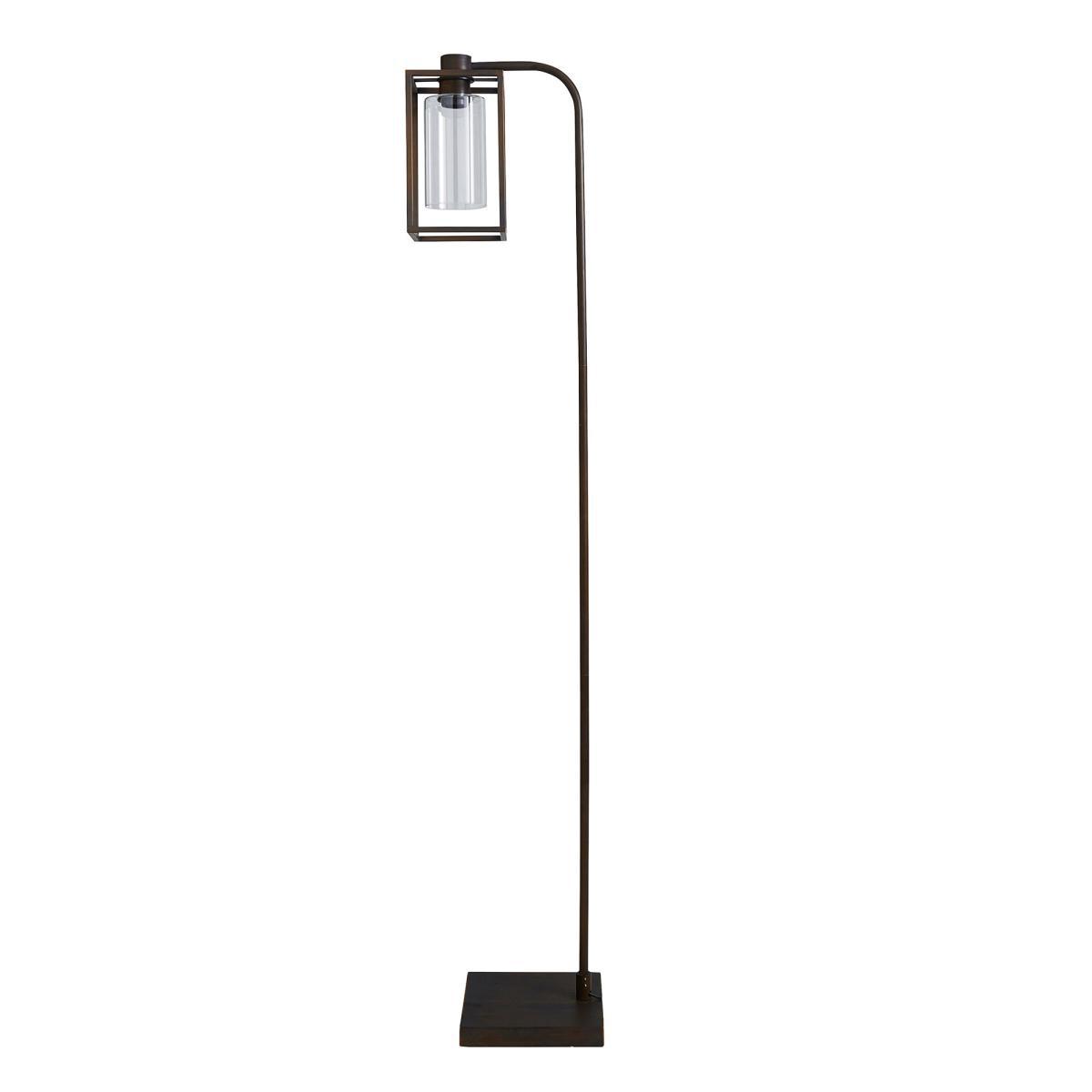 London Bronze Industrial Floor Lamp Brown – image 4
