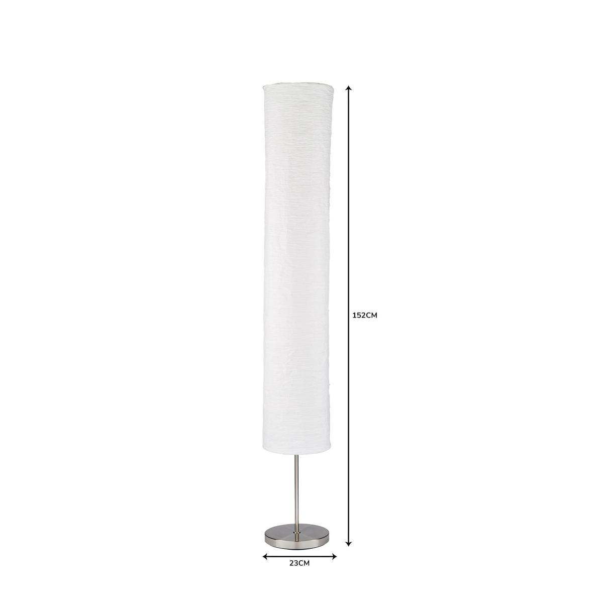 Taora Paper White Floor Lamp White – image 7