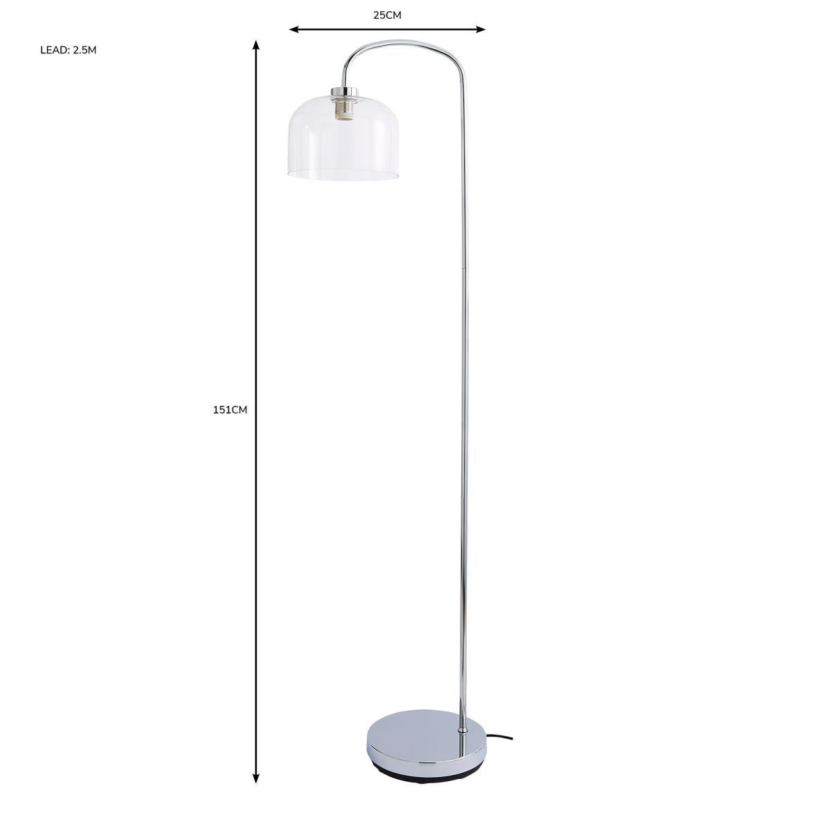 Palazzo Clear Floor Lamp Clear – image 7