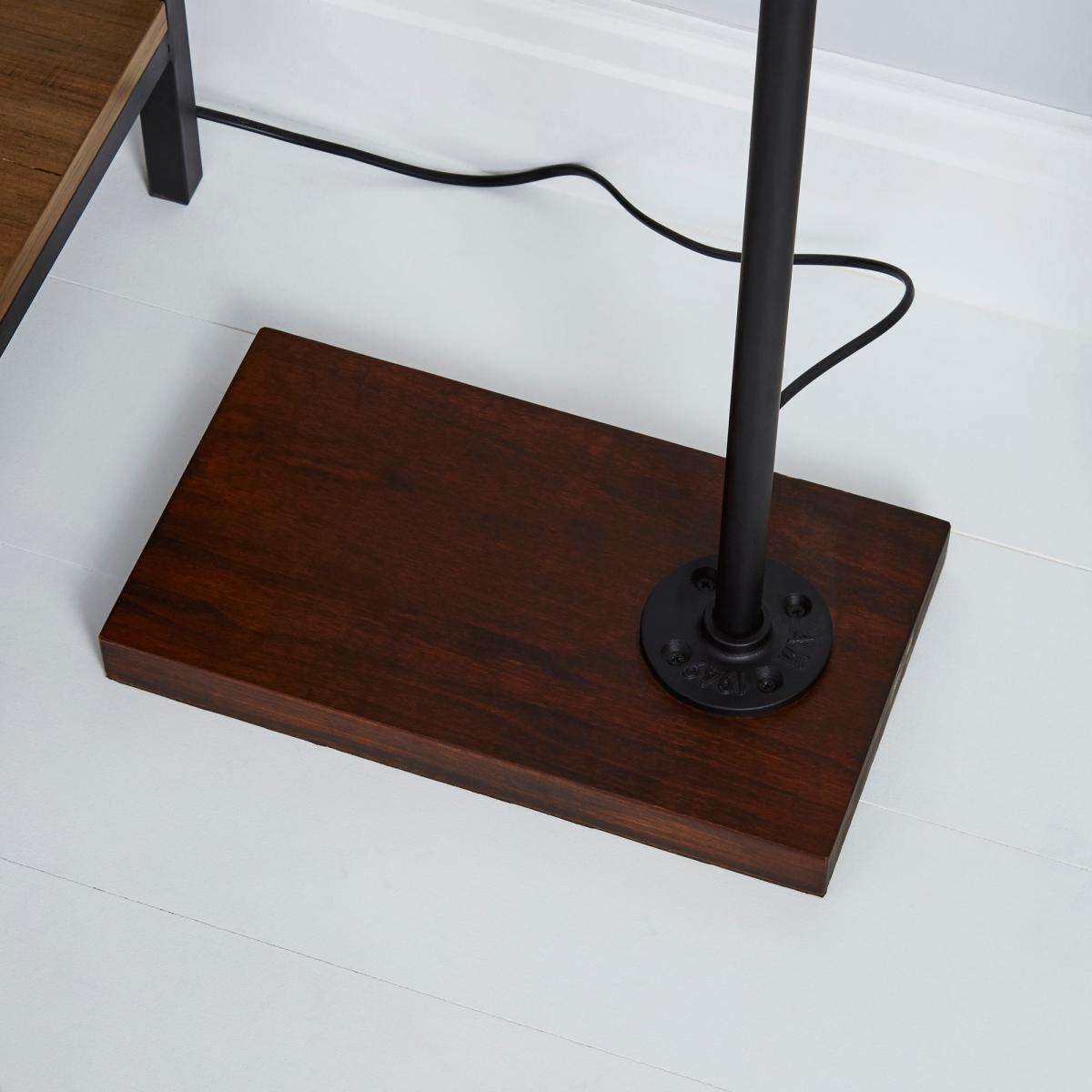 Milas Pipe Black Industrial Floor Lamp Black – image 4