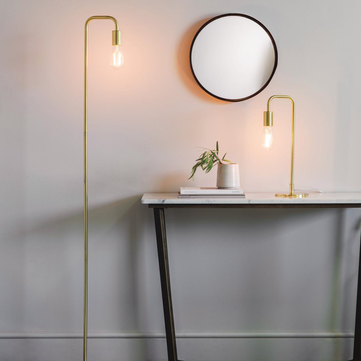 Vogue Cay Desk Lamp Brass – image 2