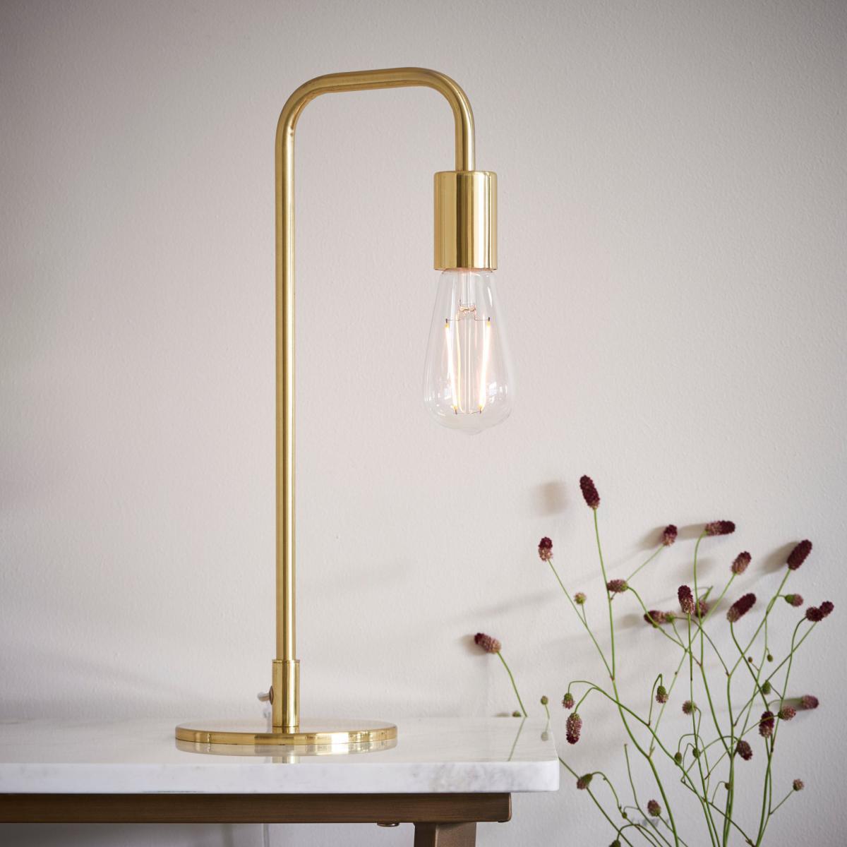 Vogue Cay Desk Lamp Brass – image 1