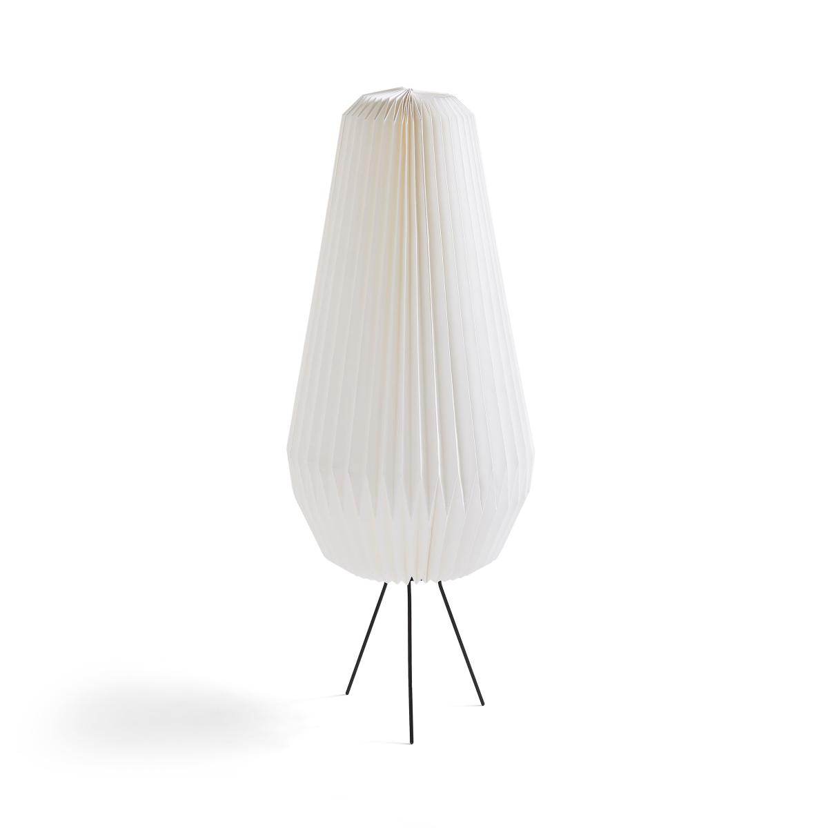 Origami Paper Midi Tripod Floor Lamp Black – image 3