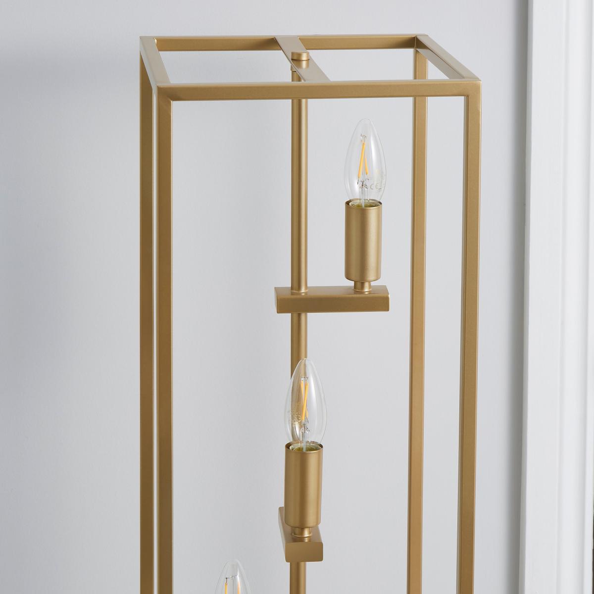 Madrid Floor Lamp Gold – image 3