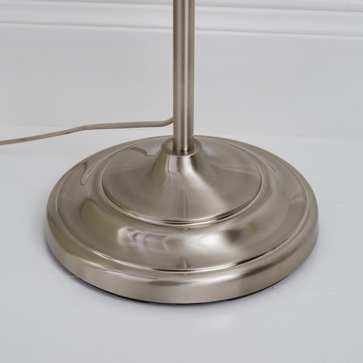 Masso Fishermans Pendant Satin Nickel Floor Lamp Silver – image 4