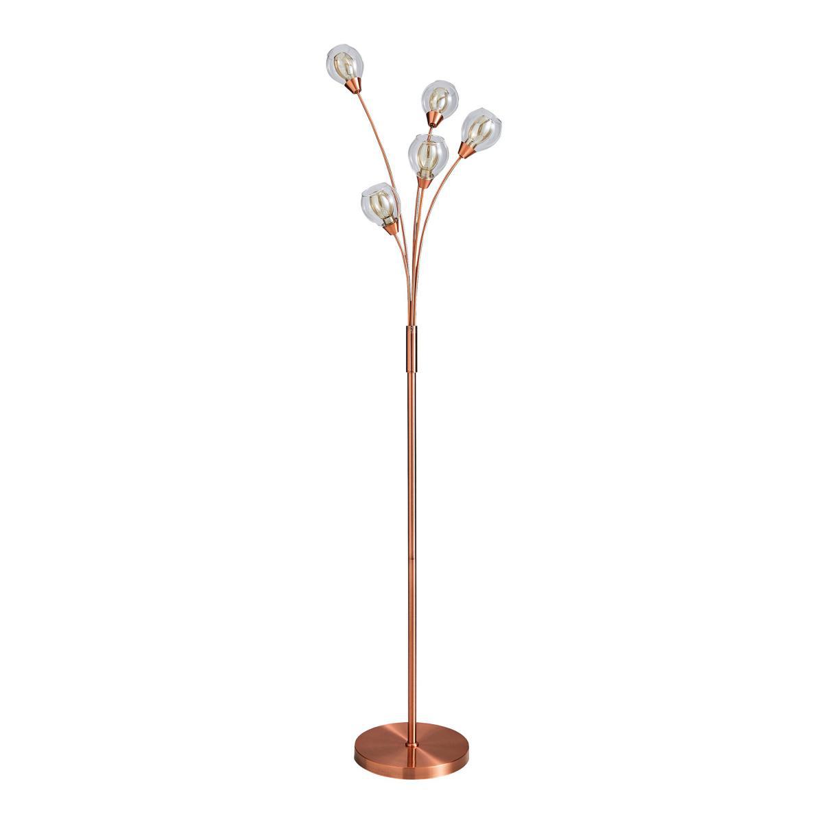 Eden 5 Light Floor Lamp Copper Brown – image 5