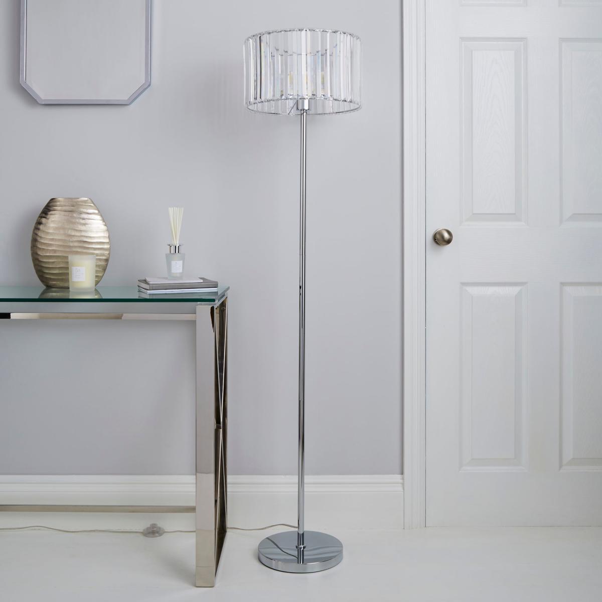 Prism Chrome Floor Lamp Chrome – image 2