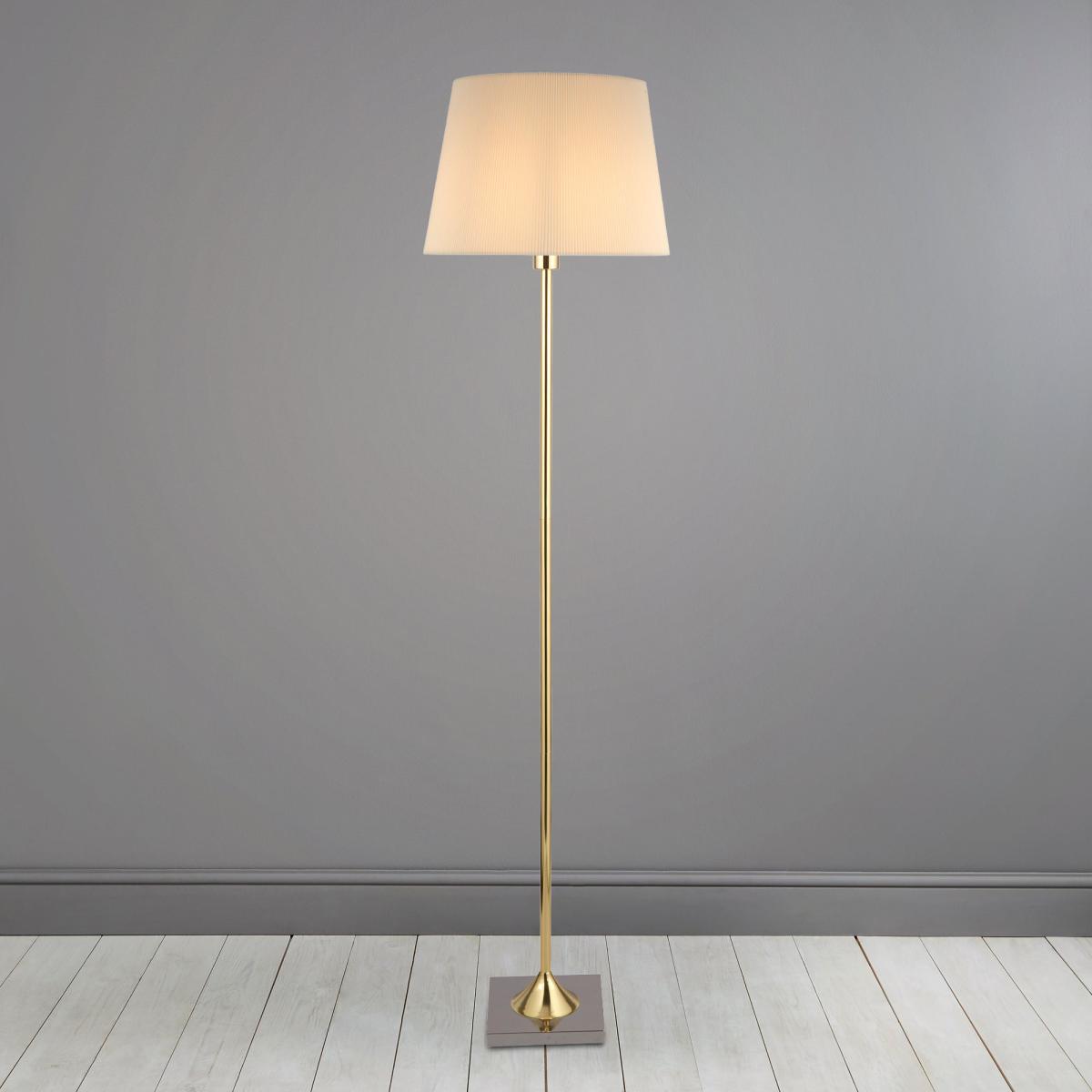 Washington Brushed Gold Floor Lamp Gold – image 1