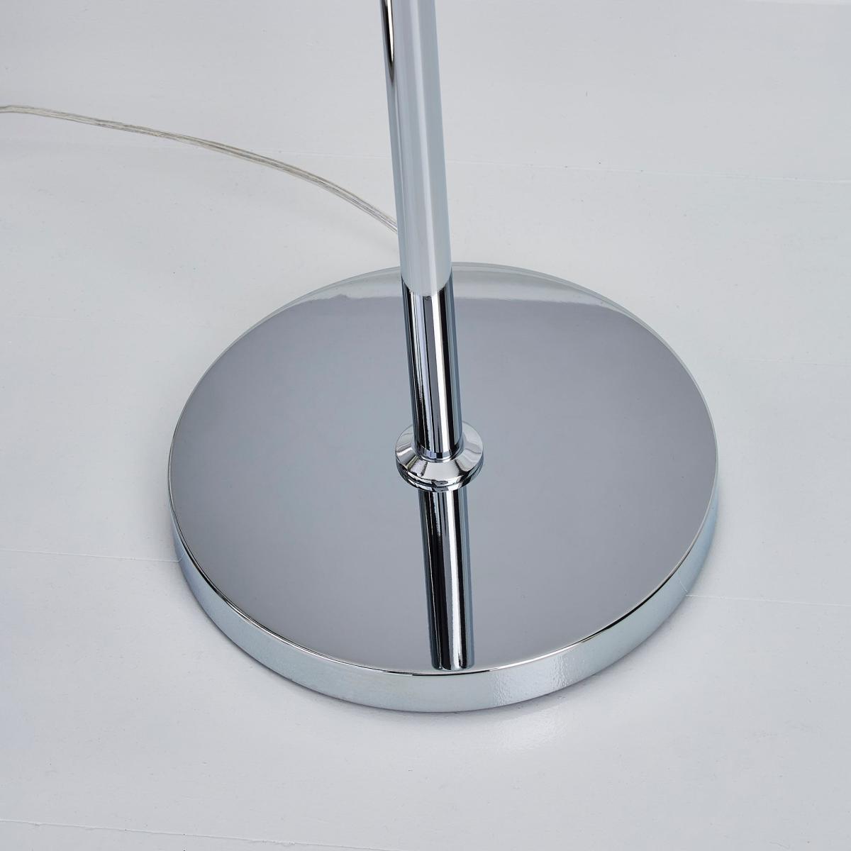 Seychelles 5 Light Smoked Glass Floor Lamp Chrome – image 4