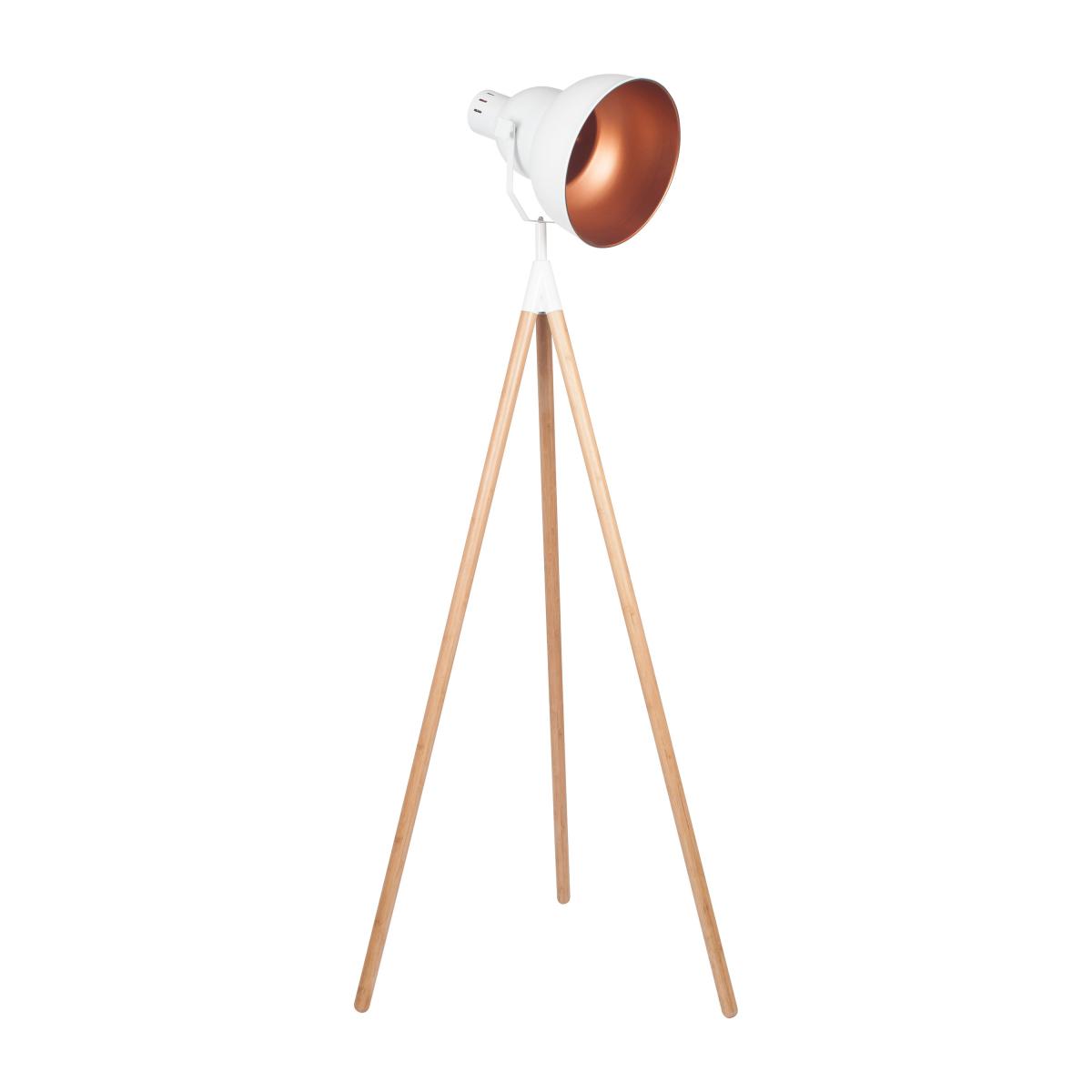 Larkin White Tripod Film Floor Lamp White – image 2