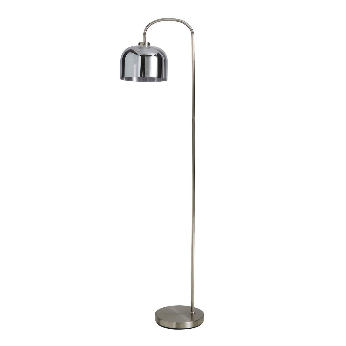 Palazzo Smoked Glass Floor Lamp Chrome – image 5