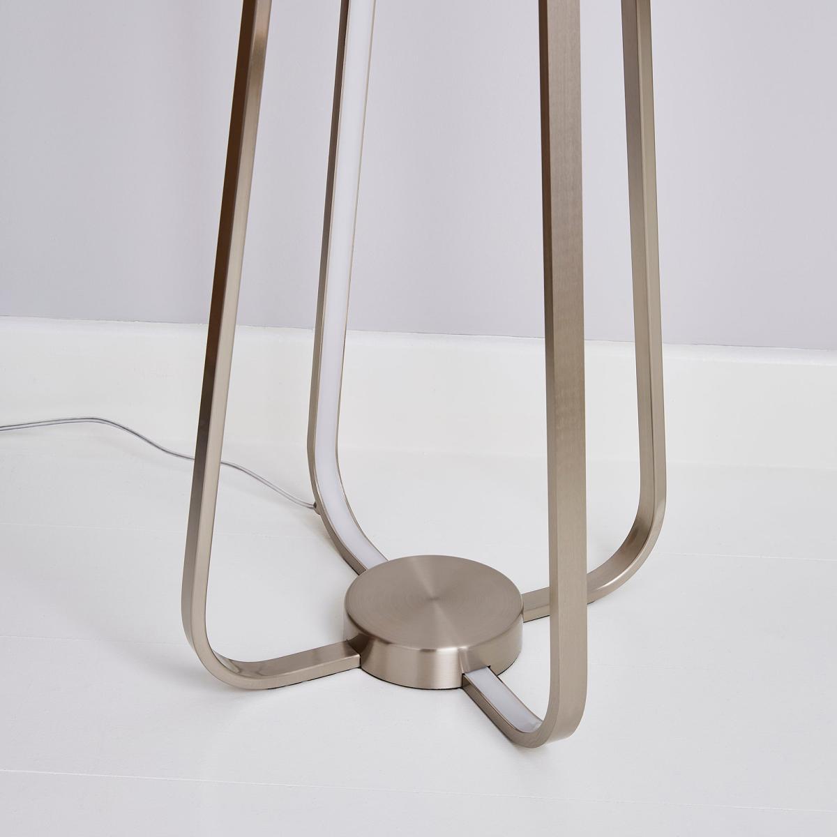 Robyn Dual Lit Integrated LED Floor Lamp White White – image 4