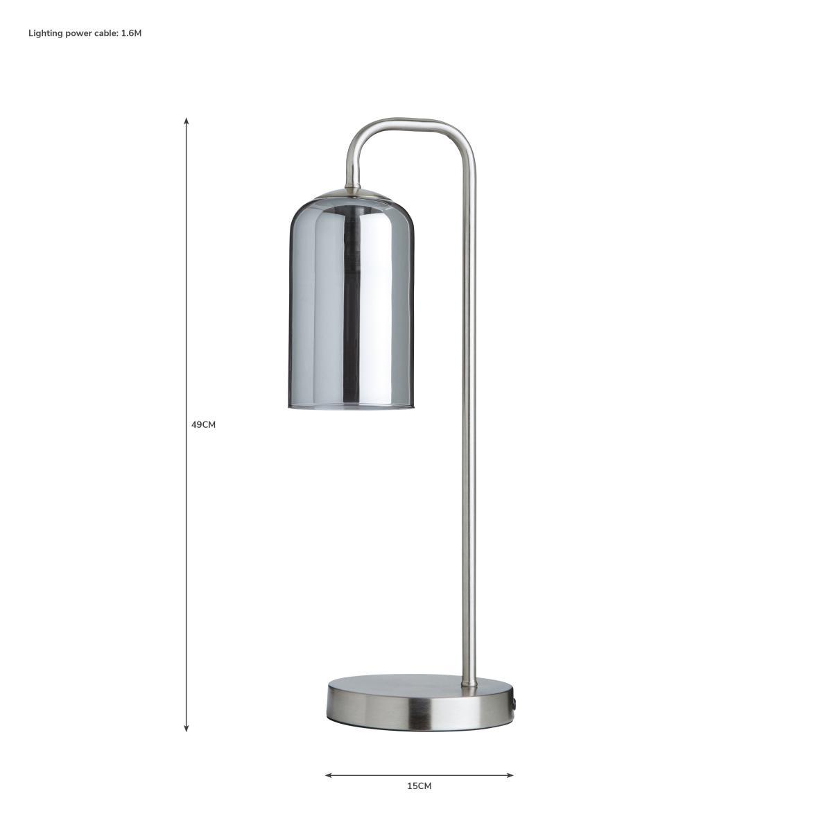 Palazzo Chrome Table Lamp Chrome – image 6