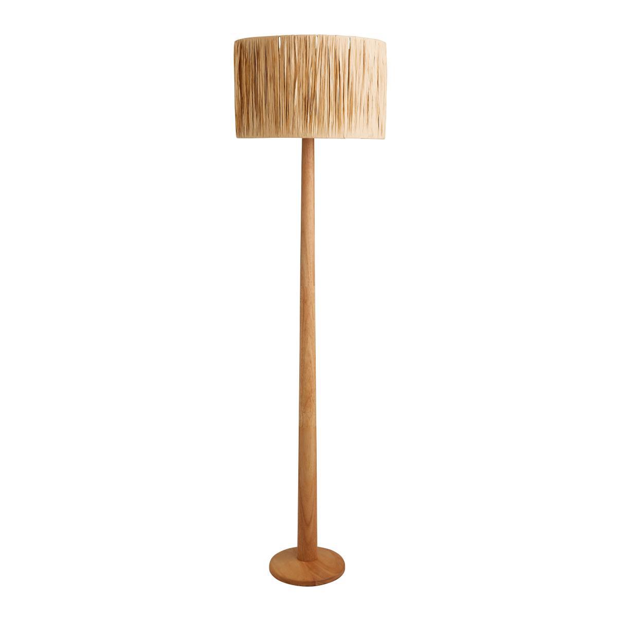 Ruolan Raffia Floor Lamp Brown – image 5