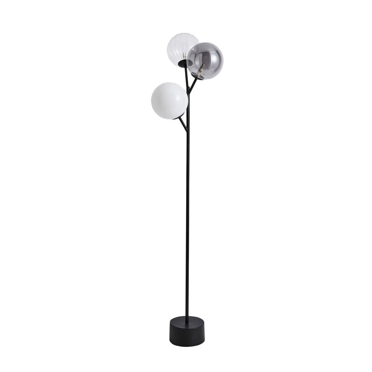 Nila 3 Light Floor Lamp Black – image 5