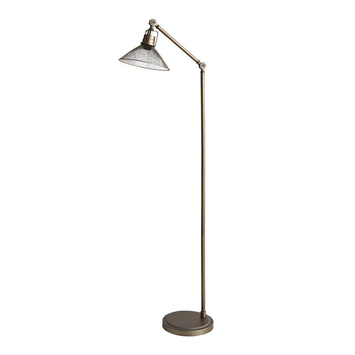 Nicholas Industrial Floor Lamp Pewter – image 5