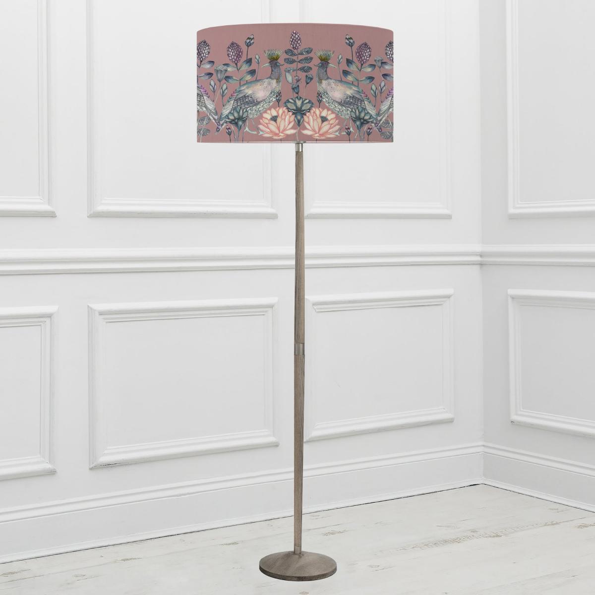Solensis Floor Lamp with Ahura Shade Ahura Mauve Purple – image 2