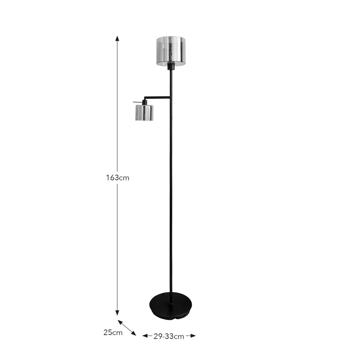 Erin Mother and Child Floor Lamp Grey – image 7