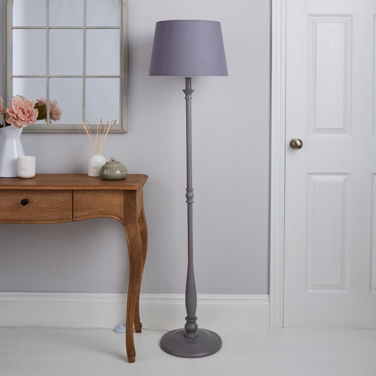 Tofty Grey Floor Lamp Grey – image 2