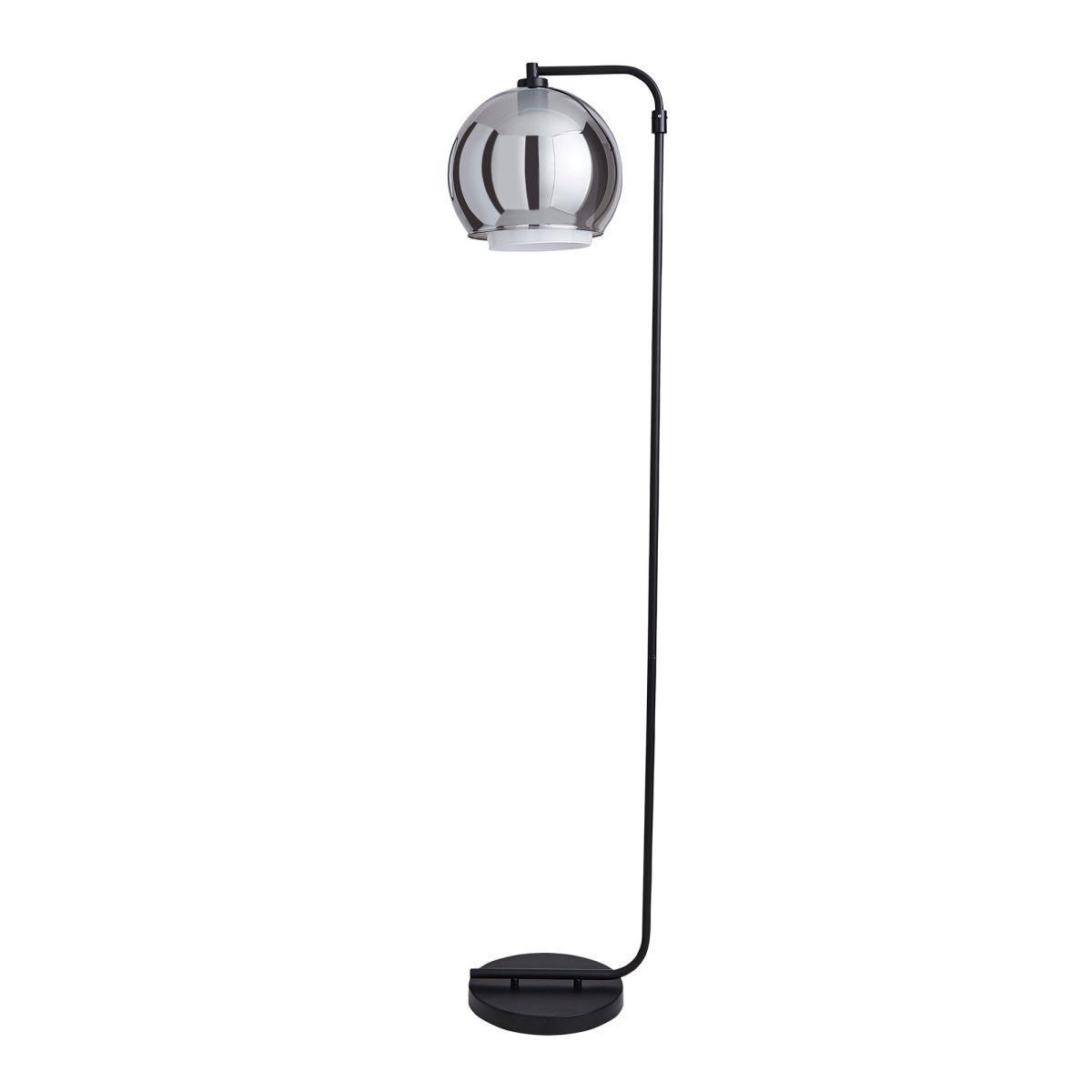 Elements Ramona Double Layered Glass Floor Lamp Black – image 5
