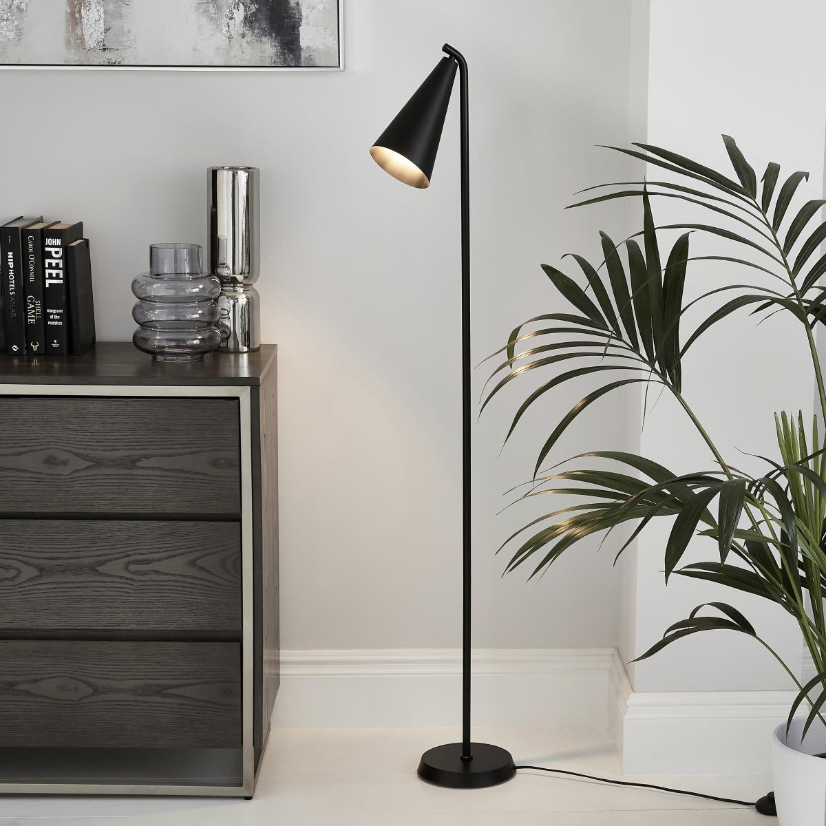 Cone Floor Lamp Black – image 1