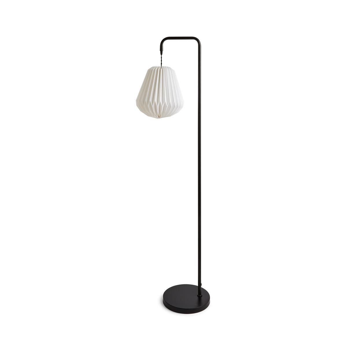 Origami Paper Floor Lamp Black – image 5